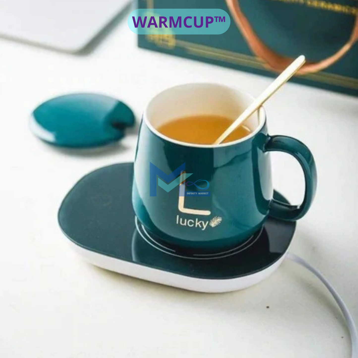 WARMCUP™ Taza con calentador eléctrico