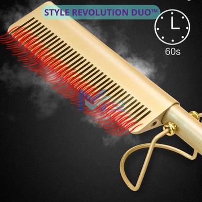 Style Revolution Duo™ alisador y rizador de cabello ultra rápido