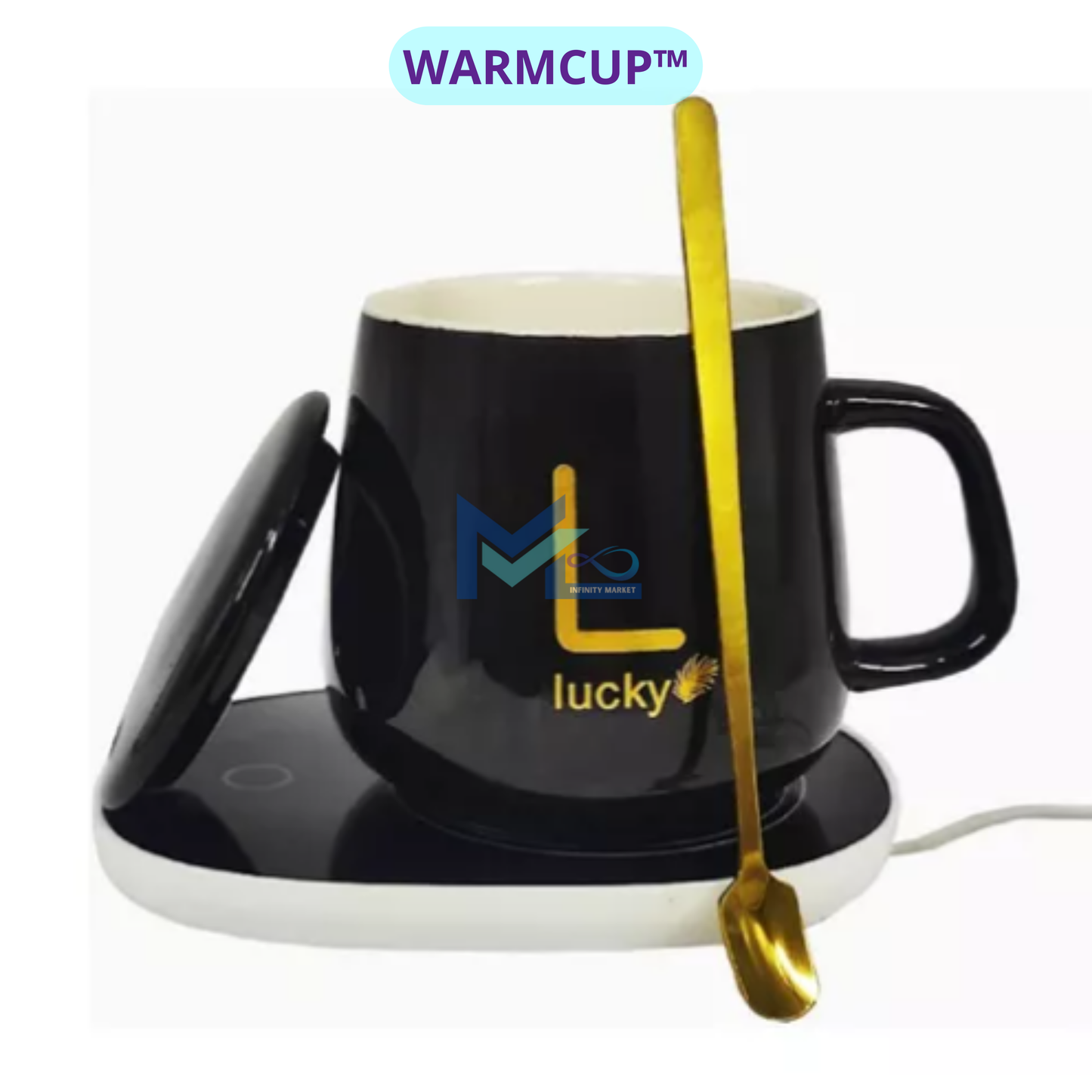 WARMCUP™ Taza con calentador eléctrico