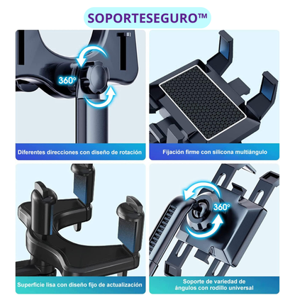 SoporteSeguro™ Ajustable con Rotación 360°