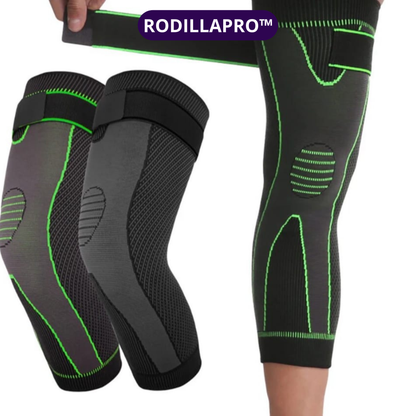 RodillaPro™ Rodillera ajustable 4 en 1 (Ortopédica, deportiva, con compresión y auto-calentamiento)