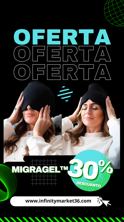 MigraGel™ Gorro Gel para Migraña